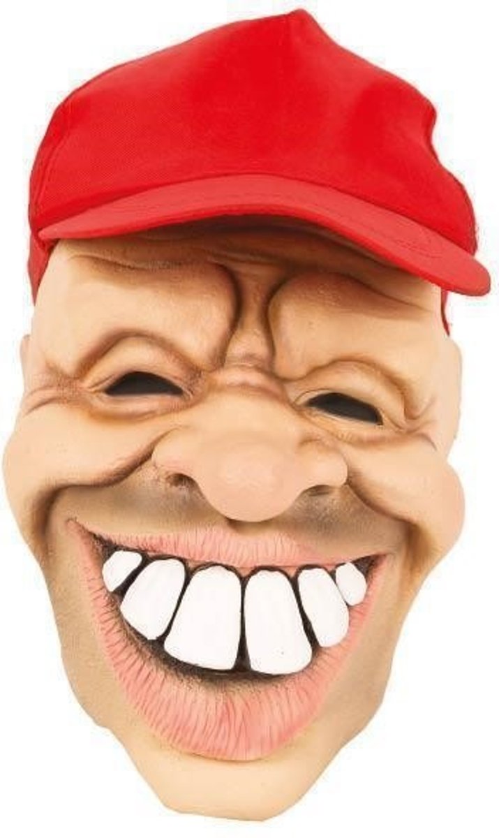 Masker met Grote Tanden | Grote tanden | Rode klak | carnaval 2020